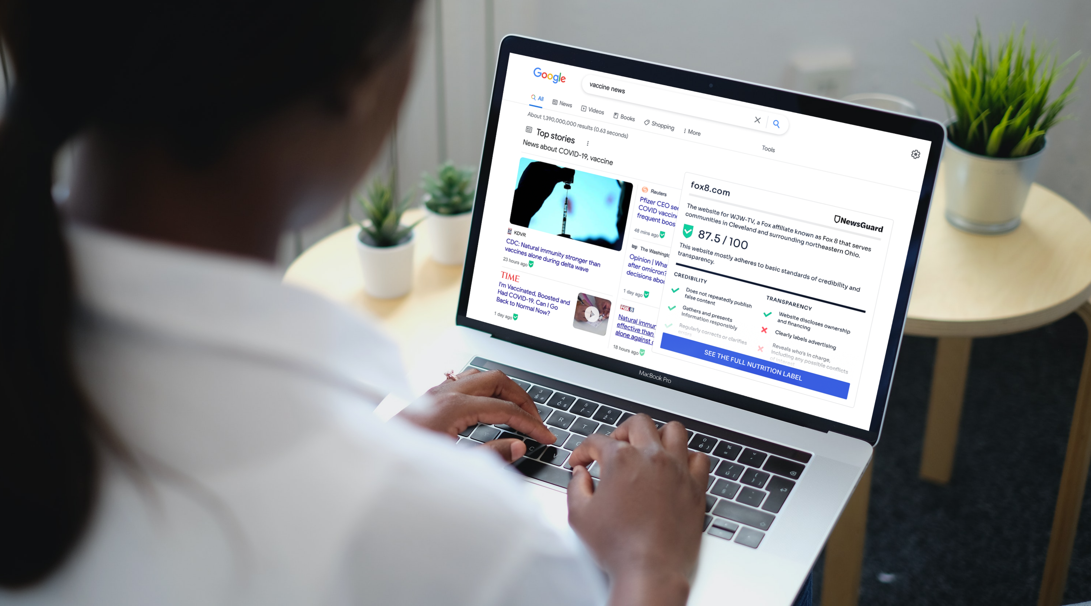 Think Like a NewsGuardian: Student Source & Claim Evaluation Exercises