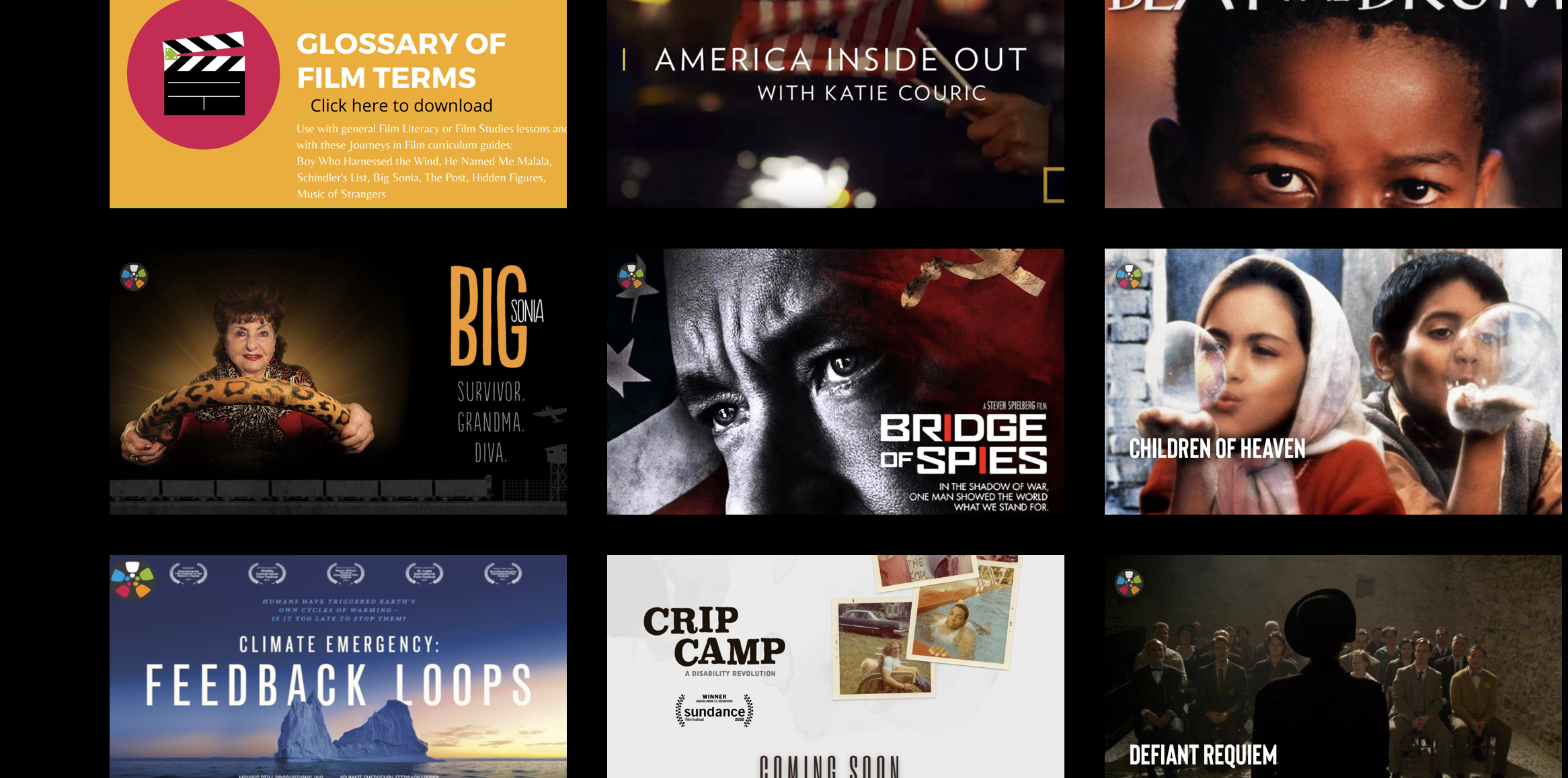 journeys in film screens