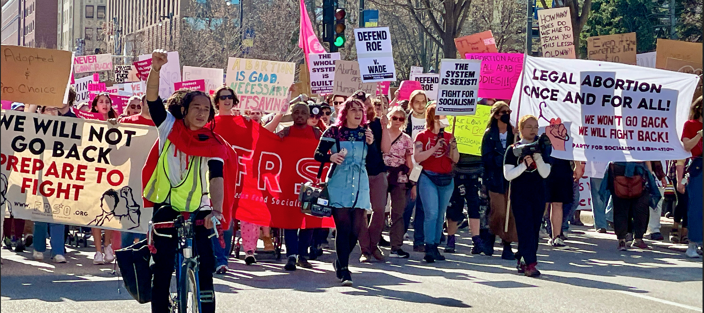 Protestors in Milwaukee