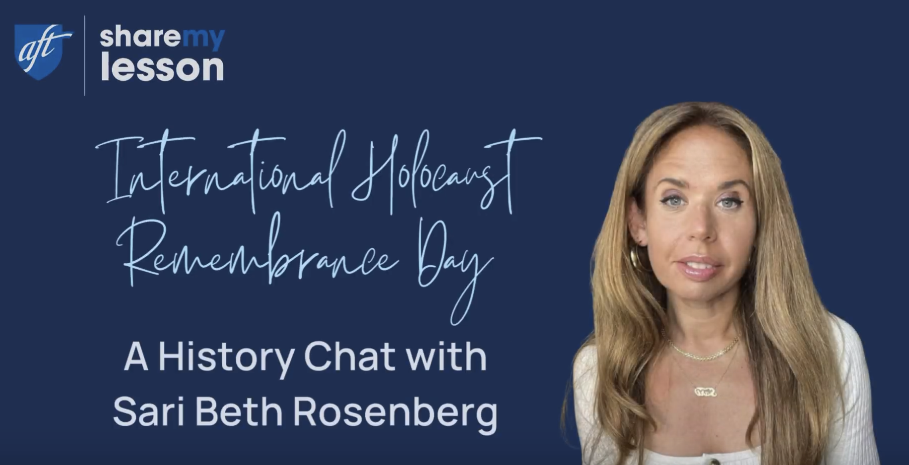 International Holocaust Remembrance Day: A History Chat with Sari Beth Rosenberg