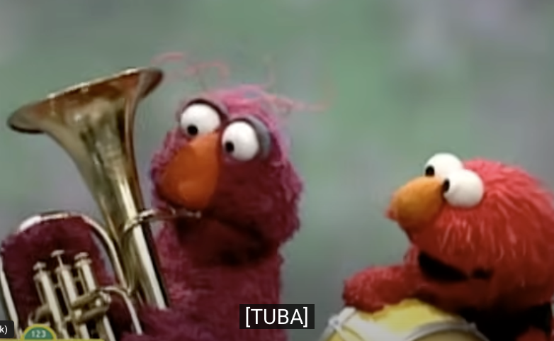 Sesame Street: Tuba and Drum -- Elmo and Telly Cooperate