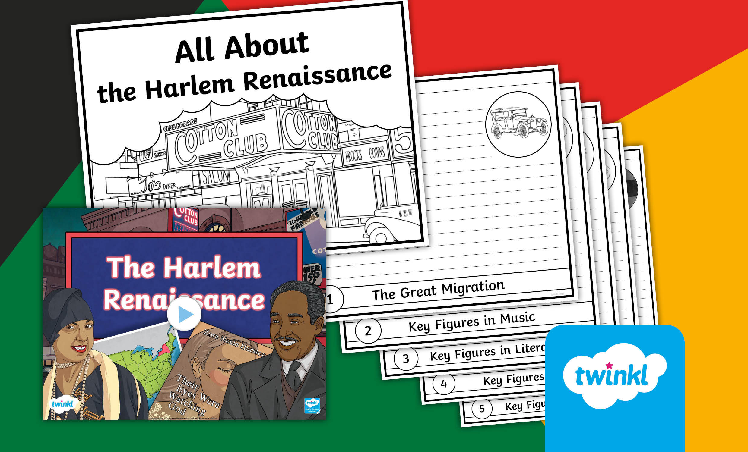 The Harlem Renaissance Lesson Pack for 6th-8th Grade