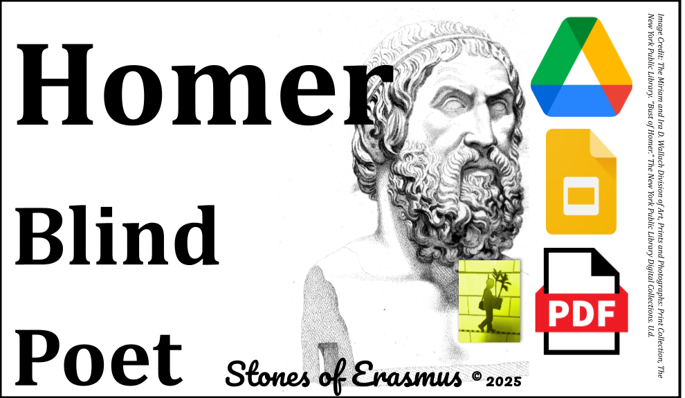 Homer Blind Poet | Informational Text for Teaching The Iliad & The Odyssey 7-12