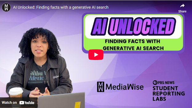 Lesson Plan:  AI Unlocked — finding facts with generative AI search