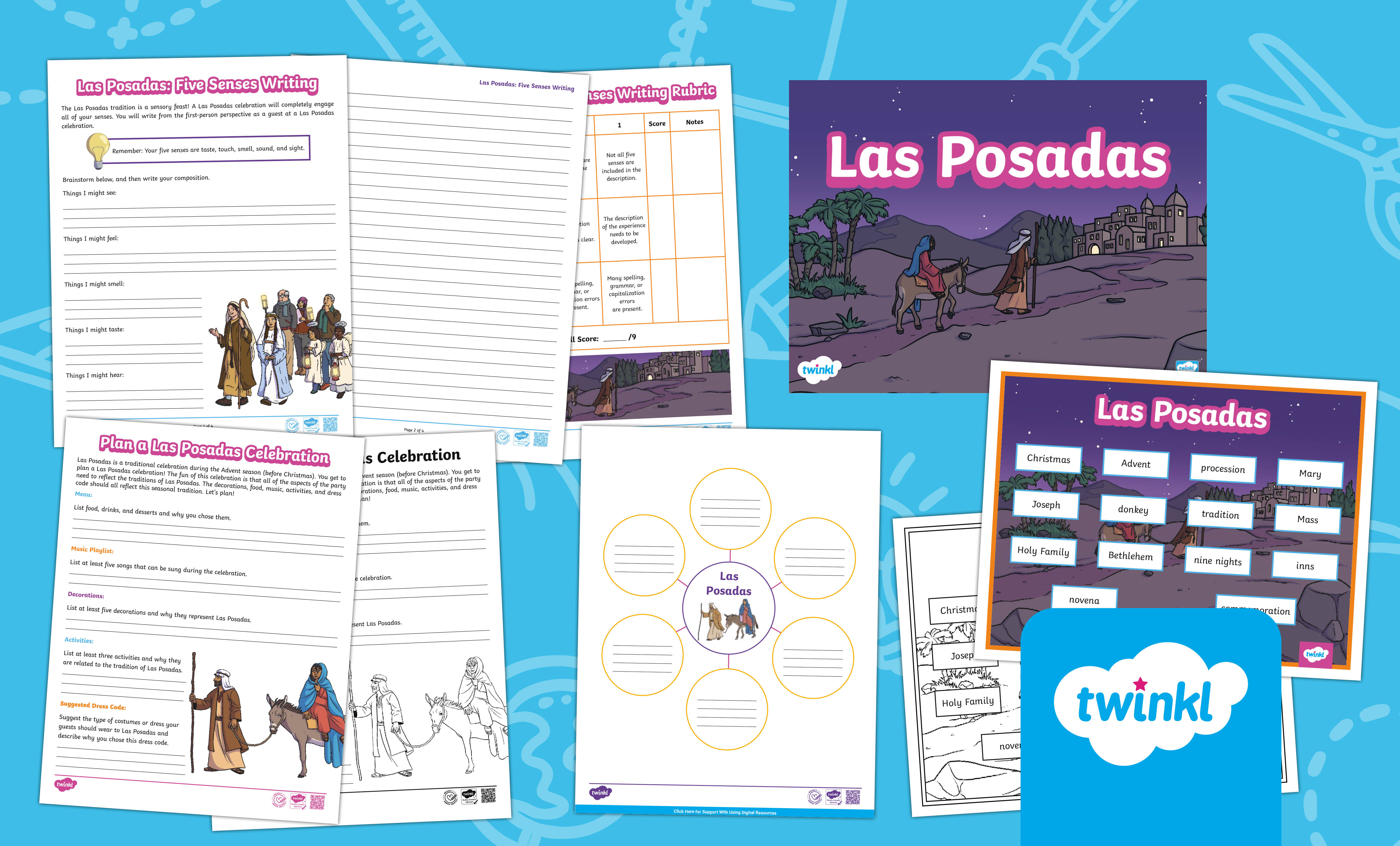 Las Posadas Lesson for 3rd-5th Grade