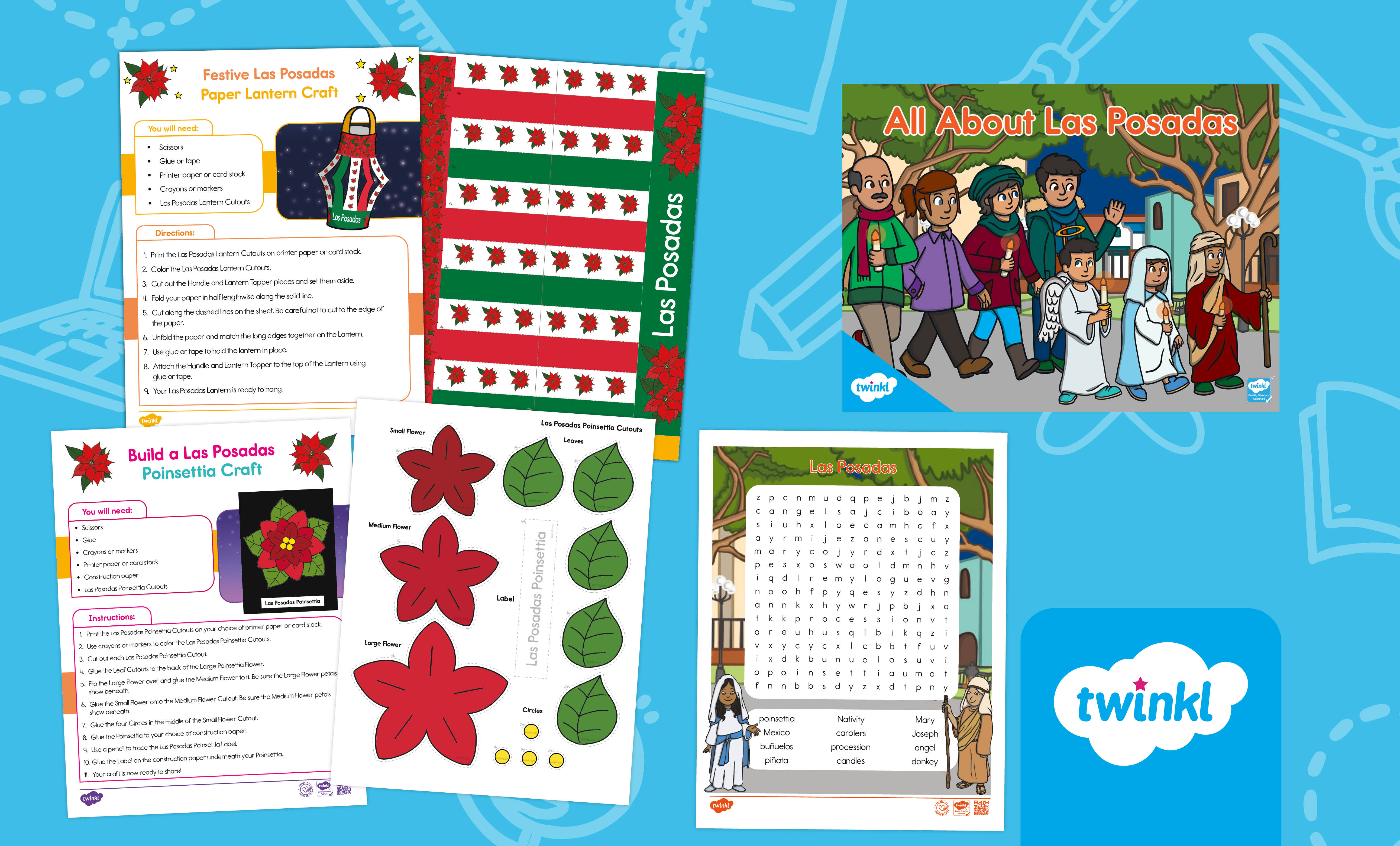 Las Posadas Lesson for K-2nd Grade