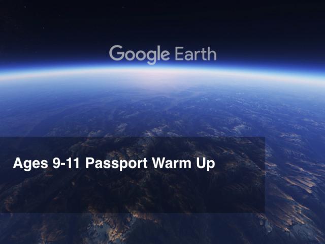 Google Earth Education: 5th Grade Passport Warm Up