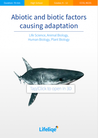 Abiotic and biotic factors causing adaptation