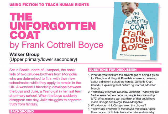 The Unforgotten Coat by Frank Cottrell Boyce