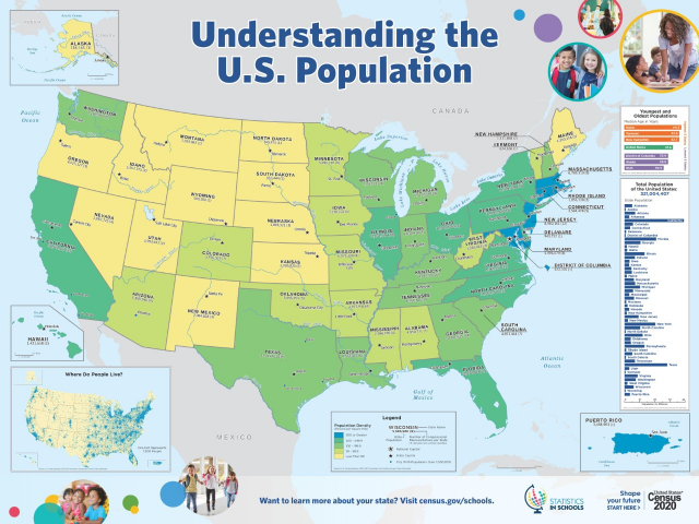 SIS Elementary School Map: Understanding the U.S. Population