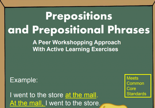Prepositions PowerPoint (Grades 3-6)